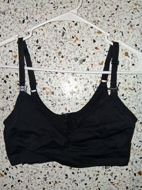 Women's Under Control Maternity Bra Black Size Medium